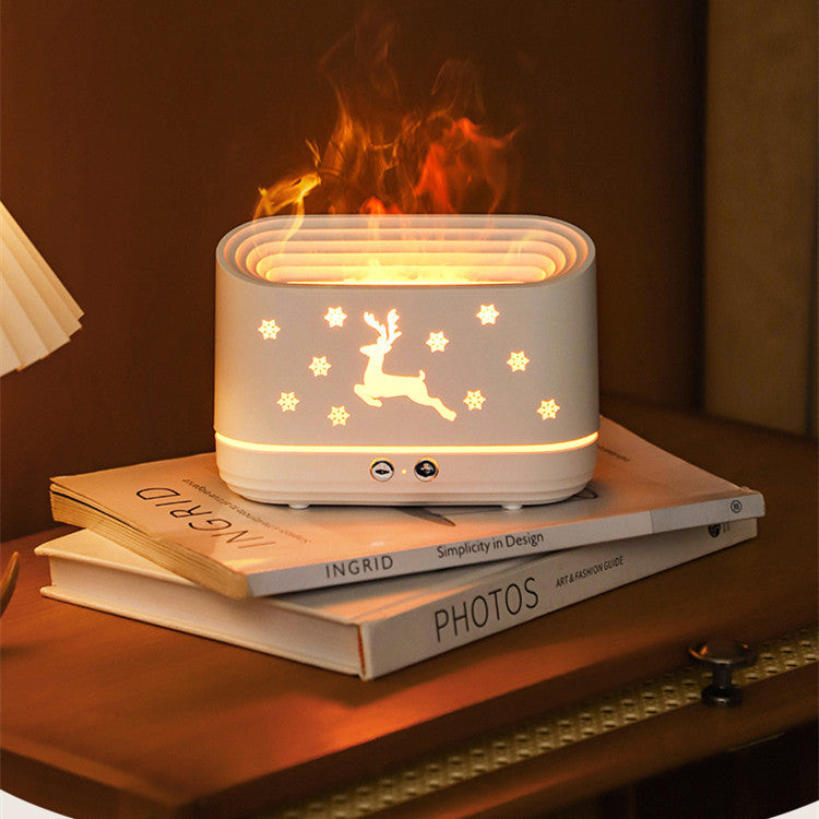 Air humidifier-diffuser "Flame elk"