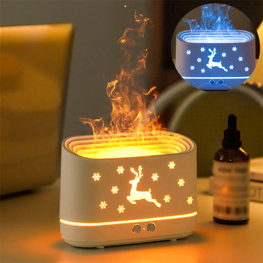 Air humidifier-diffuser "Flame elk"