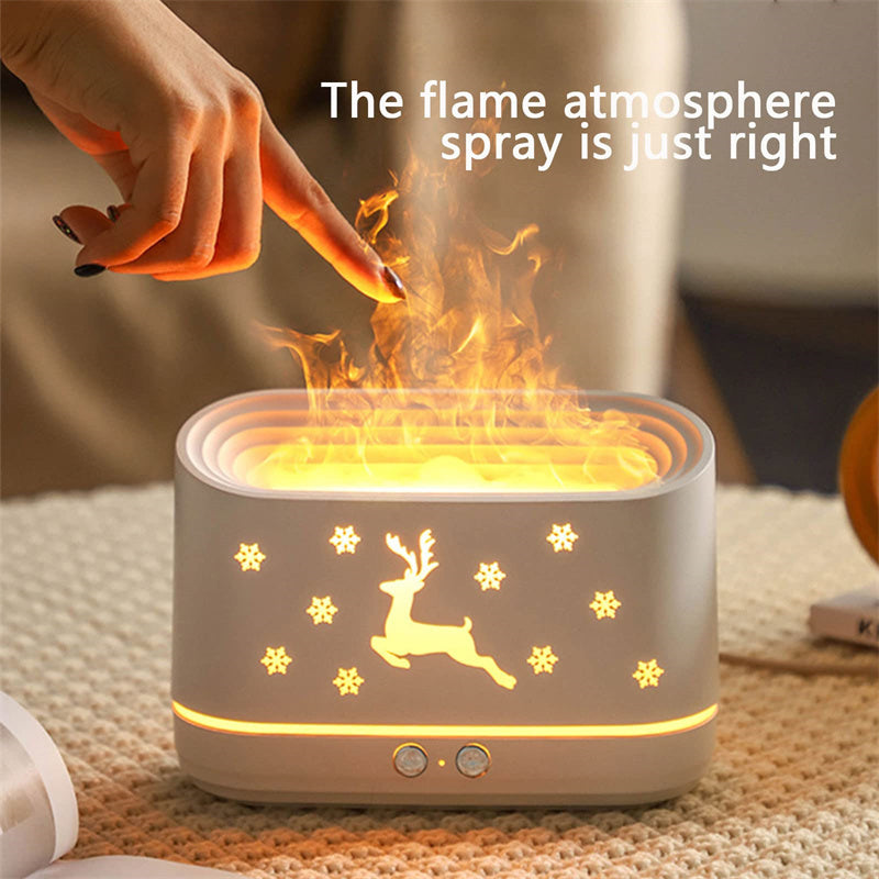 Air humidifier-diffuser "Flame elk"