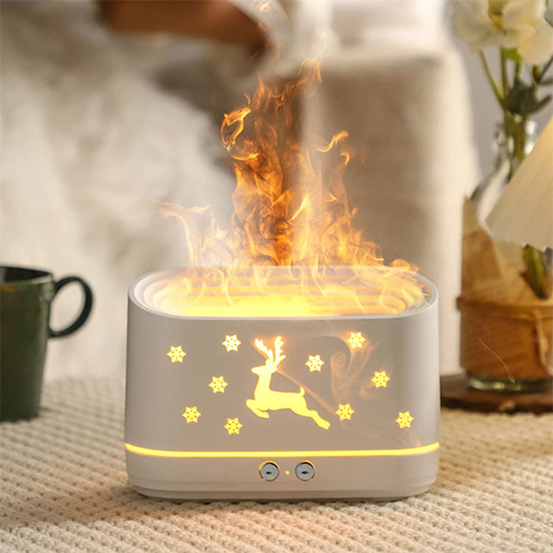 Air humidifier-diffuser "Flame elk"