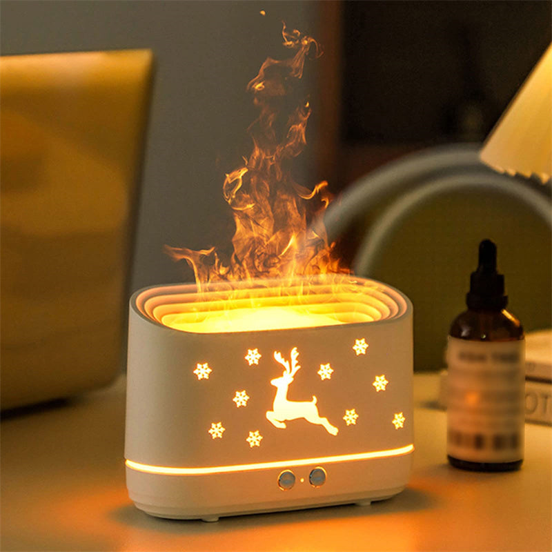 Air humidifier-diffuser "Flame elk"