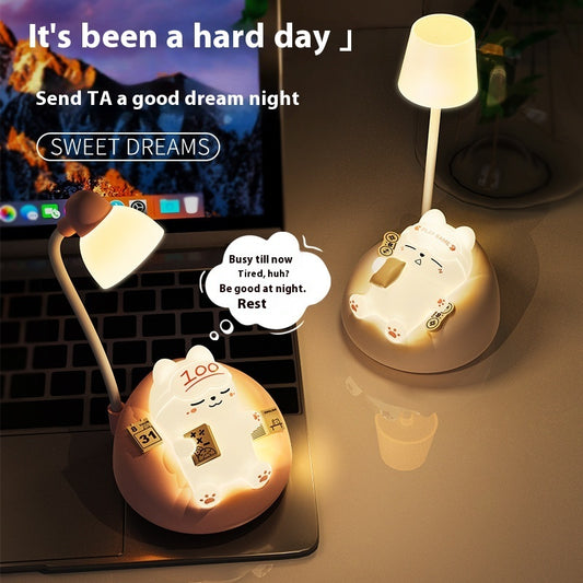 Night lamp "Sleeping Cat"