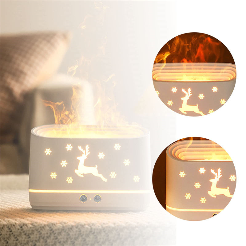 Air humidifier-diffuser "Flame elk"